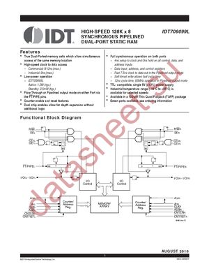 IDT709099L12PF datasheet  
